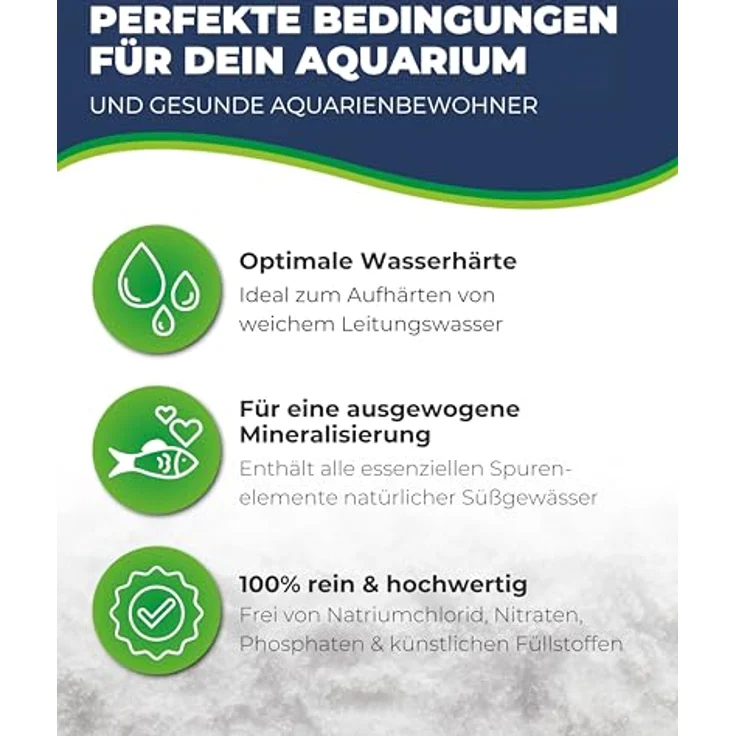 HOBBY Aquaristik Osmo Fit I, 400g Aufhärtungs- und Remineralisierungssalz für Aquarien, geeignet für Osmose- und VE-Wasser, ideale Wasserhärte für empfindliche Fische und Garnelen – Bild 2