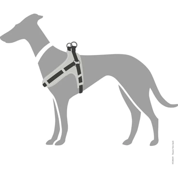 Hunter Tierbedarf Hunde-Geschirr Neopren Vario Quick, Nylon, wetterfest, bequem – Bild 3