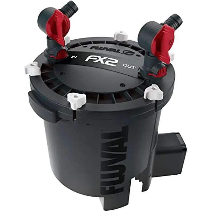 Fluval FX2 Hochleistungs-Außenfilter für Aquarien bis 750l, 1.800 l/h Wasserumwälzung, mit Smart Pump Technologie und herausnehmbaren Medienkörben – Bild 2