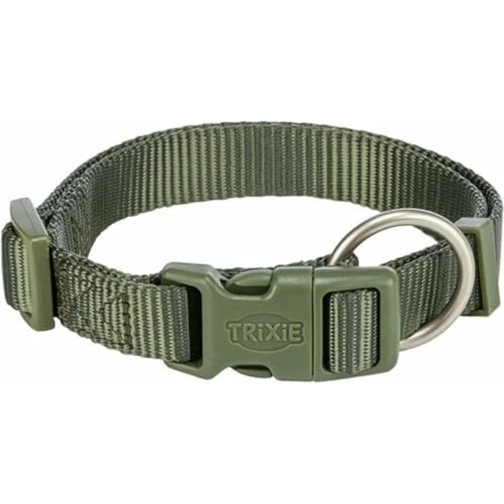 Trixie Hundehalsband Olivgrün L/XL, verstellbar für Halsumfang 40-65 cm – Bild 4