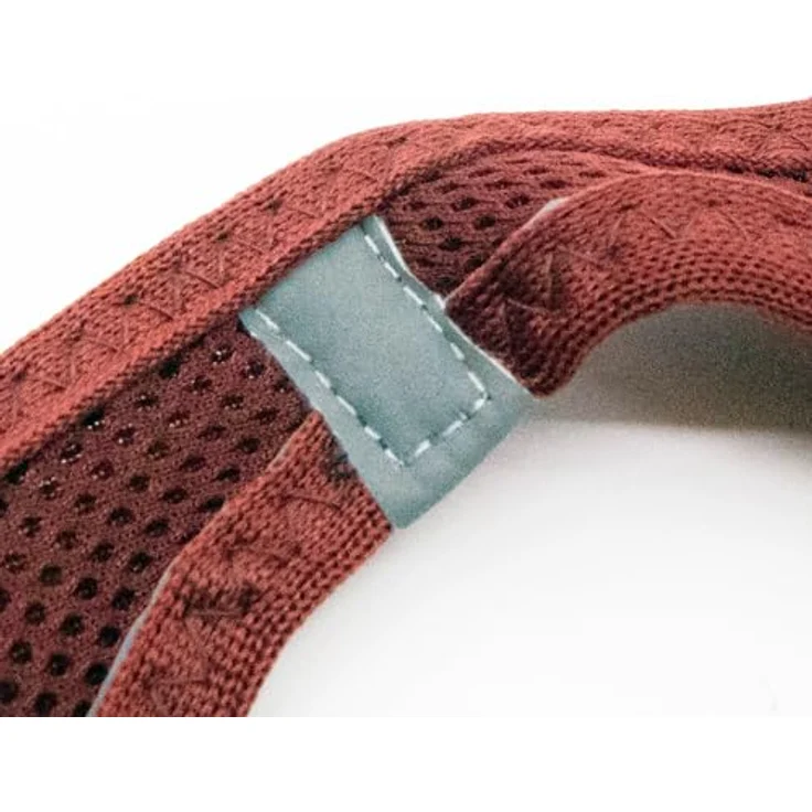 Tailpetz Air-Mesh Brustgeschirr für kleine und mittelgroße Katzen und Hunde – Weich, Atmungsaktiv, Strapazierfähig, Bordeaux, M (Brustumfang 53–59cm) – Bild 4