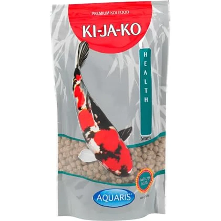 KI-JA-KO Health Koi Fischfutter 3 kg - 6 mm, leicht verdaulich mit Actigen für Immununterstützung und FORPLUS (Omega-3-reiche Algen) – Bild 1