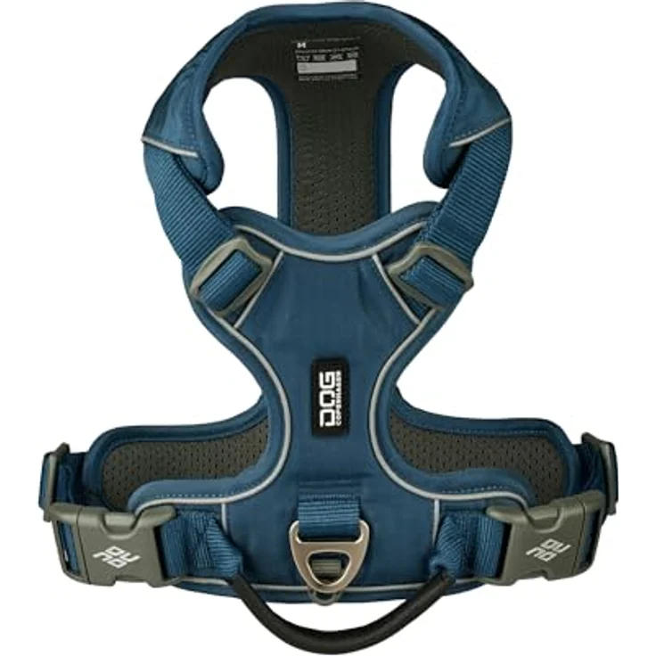 DOG Copenhagen Comfort Walk Pro Hundegeschirr, ergonomisch mit 2 Leinenbefestigungen, Ocean Blue, Größe M – Bild 3
