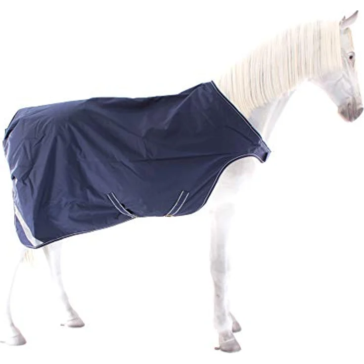 Bucas Walker Rug 50g, Wasserdichte Nierendecke in Navy/Silver, Größe 155 – Bild 2