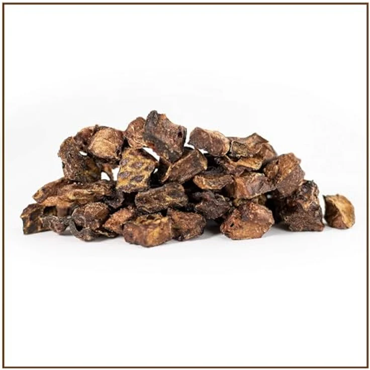 PrideDogs Trainingshappen Büffel 1kg - Premium Kausnack für Hunde - 100% Büffellunge Würfel, natürliche Ernährung, gesund für Zähne und Kaumuskulatur – Bild 1