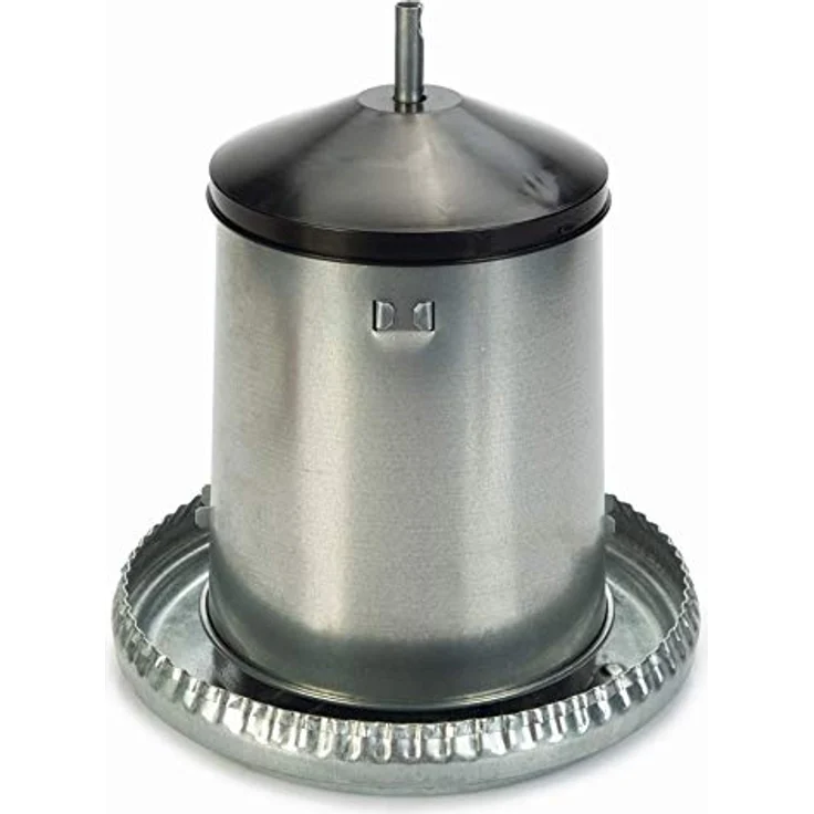 Olba Napf Futtersilo - Huhn - verzinkt - 5kg - 16x15x25 cm – Bild 2