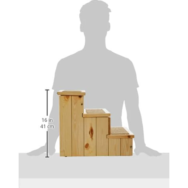 Trixie Treppe PetStair 40 × 38 × 45 cm natur – Bild 4