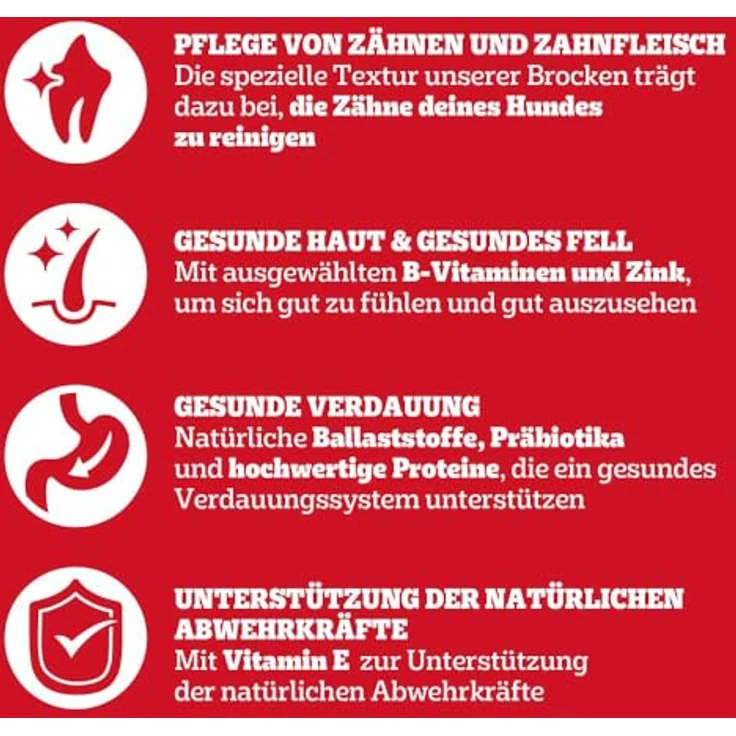 Pedigree Adult Hunde Trockenfutter mit Fisch und Gemüse, 7kg, unterstützt gesunde Zähne und Verdauung, enthält B-Vitamine und Zink – Bild 2