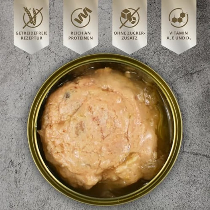 Lyra Pet Balu's 100% Huhn und Truthahn Katzen Nassfutter, 6 x 400 g, getreidefrei, ohne Zuckerzusatz, natürlich, ohne Zusatzstoffe, reich an Proteinen – Bild 5