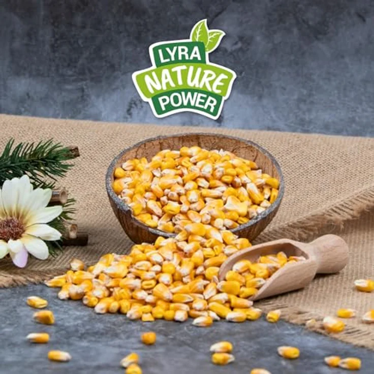 LYRA PET Körnermais Futtermais, 20 kg, nährstoffreiche Ergänzung für Vögel und kleine Nagetiere, glutenfrei – Bild 6