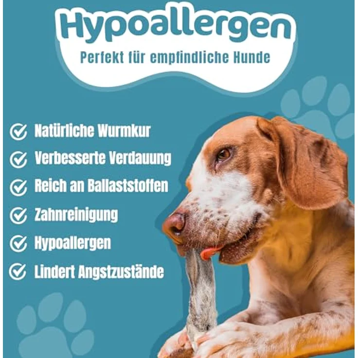 Riverside Hasenohren für Hunde mit Fell, 1 kg natürliche Kaninchenohren, luftgetrocknet, getreide- und glutenfrei, hypoallergen, hergestellt in der EU – Bild 3