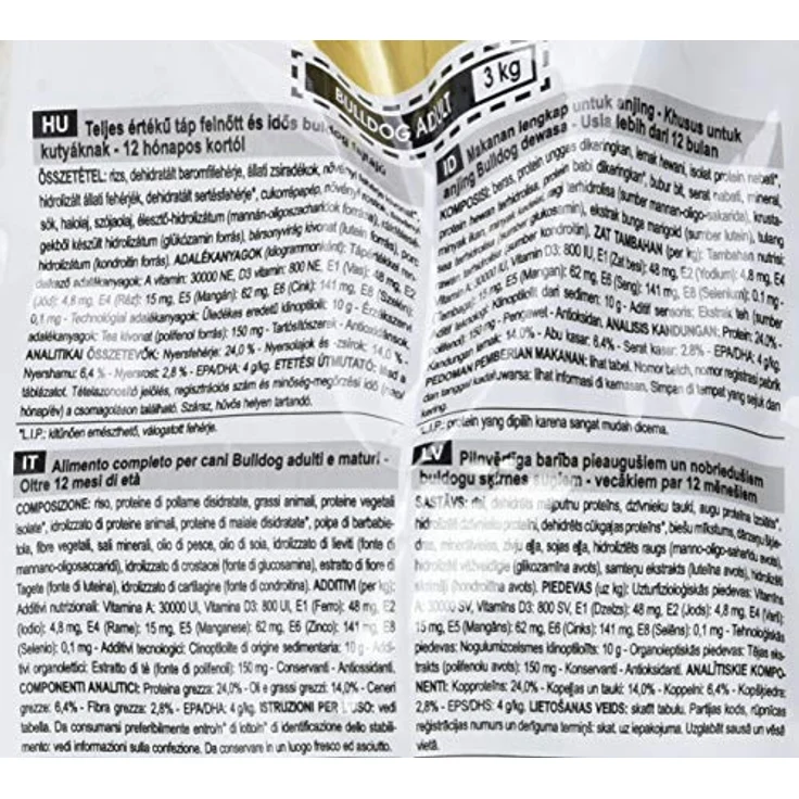 Royal Canin Bulldog Adult Hundefutter, trockenes Futter für gesunde Haut und Fellpflege, 3kg – Bild 2