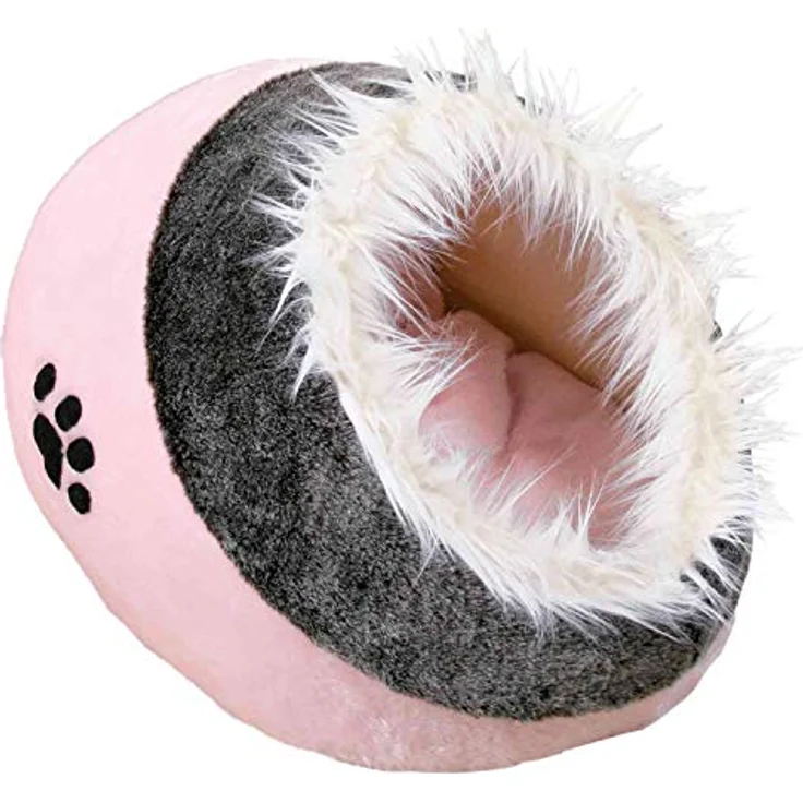 Trixie Kuschelhöhle Minou rosa/grau – Bild 2
