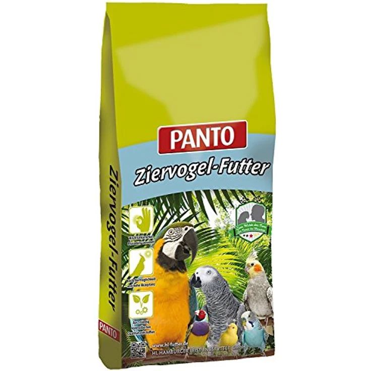 PANTO Exotenfutter mit Pluramin, 25 kg - Ziervogelfutter ohne Nüsse für Finken und exotische Vögel, nährstoffreiche Saatenmischung – Bild 1