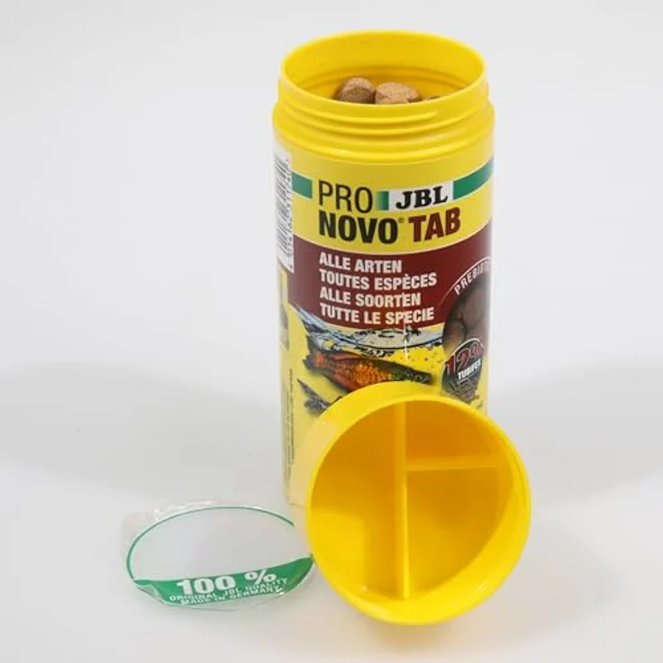 JBL PRONOVO TAB, Fischfutter-Tabletten für Aquarienfische von 1-20 cm, Größe M, 250 ml, naturbelassene Rohstoffe ohne künstliche Zusätze – Bild 3