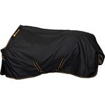 Bucas Irish Turnout Light 50g Classic 1200D Pferdedecke für Pony, schwarz/gold, Größe 95