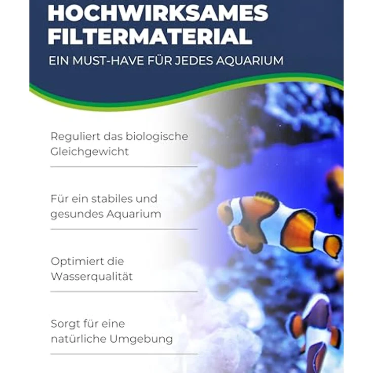 HOBBY Aquaristik Zeolith I 1000 g I Algenhemmendes Filtersubstrat für Süß- und Meerwasseraquarien I Hochwirksames Filtermaterial zur Wasseraufbereitung mit Zeolithsteinen 5-8mm – Bild 3