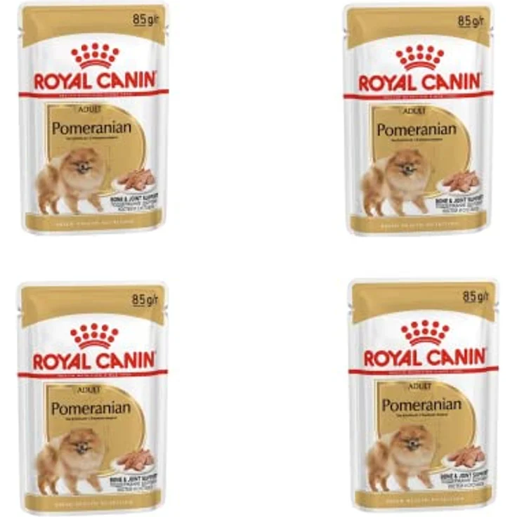 Royal Canin Pomeranian Adult Mousse, Feuchtnahrung für ausgewachsene Zwergspitze (>8 Monate), 12x85g – Bild 1