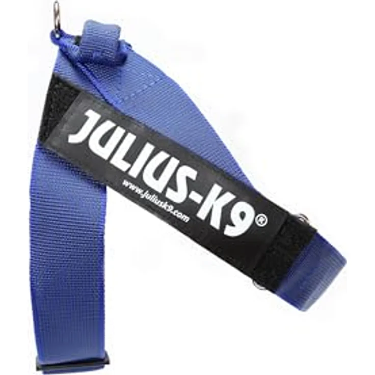Julius-K9 K9 GURTGESCHIRR GR 1 BLAU 63-8, Hundegeschirr und Leine mit verstellbaren Gurten und reflektierenden Aufschriften – Bild 4