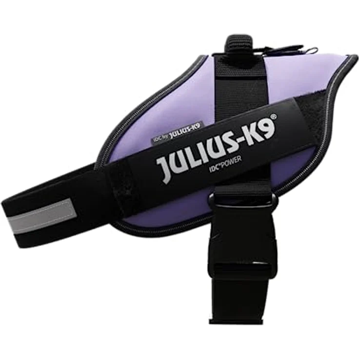 JULIUS K-9 IDC Powergeschirr, Größe XL (Brustumfang 71-96 cm), Lila, mit austauschbaren Klettaufschriften und robustem Design für optimale Kontrolle – Bild 3