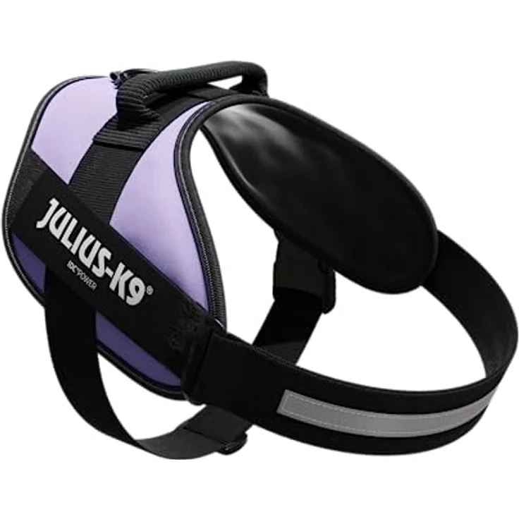 JULIUS K-9 IDC Powergeschirr, Größe XL (Brustumfang 71-96 cm), Lila, mit austauschbaren Klettaufschriften und robustem Design für optimale Kontrolle – Bild 4
