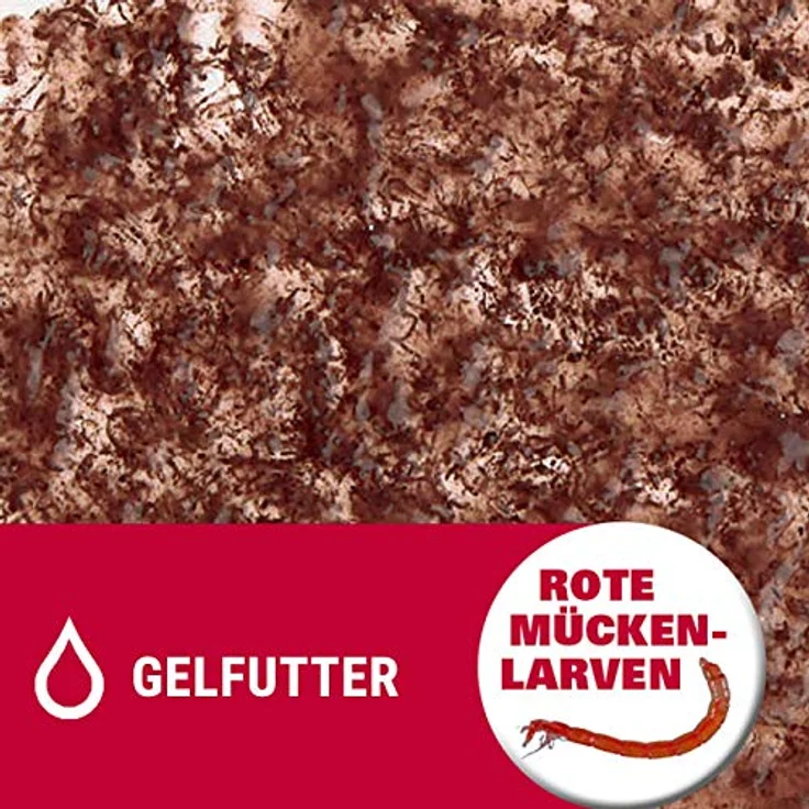 Tetra FreshDelica Bloodworms, natürlicher Snack mit roten Mückenlarven in Gelee, 16 x 3 g Beutel für Zierfische – Bild 5