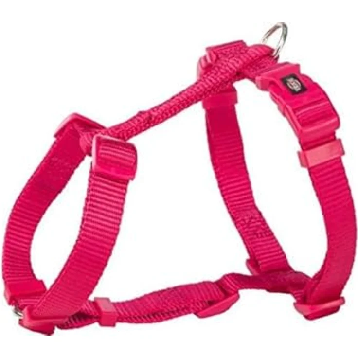 TRIXIE Hunde-Geschirr Premium H-Geschirr fuchsia, verstellbarer Bruststeg und tierschutzkonform – Bild 2