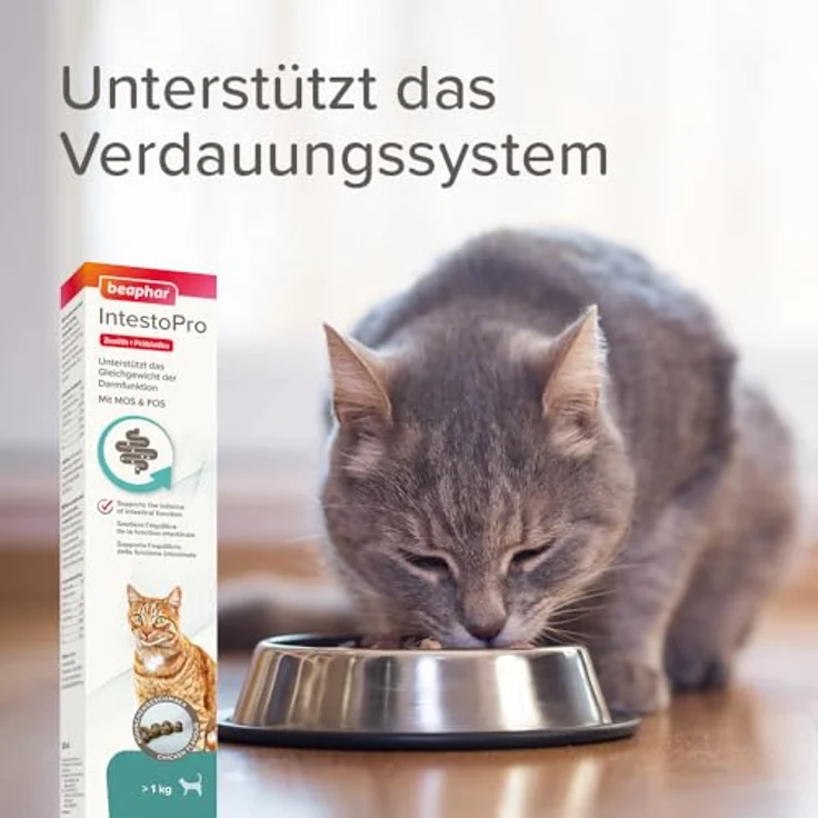 Beaphar IntestoPro Paste für Katzen, Präbiotische Unterstützung für die Darmfunktion, 20 ml – Bild 6