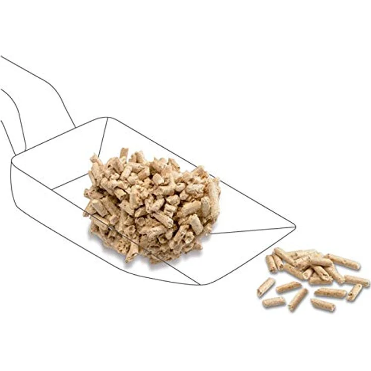 Cat's Best Smart Pellets, 100 % pflanzliche Antihaft-Katzenstreu mit hoher Saugkraft, 10 kg/20 l – Bild 2
