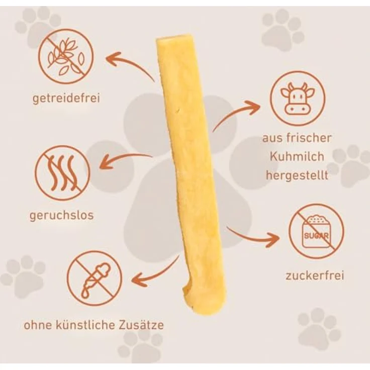 Wildfang® Yak-Kausnacks für Hunde, S (ca. 40 g) – Natürliche Himalaya Yak-Käse Hundekaustangen, Ideal für Zahnpflege und als langlebiges Welpen-Spielzeug, 3er-Pack – Bild 5
