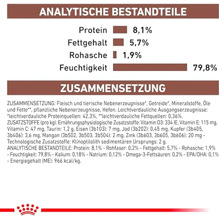 Royal Canin Gastrointestinal Feine Stückchen in Soße, 12 x 85 g, Diät-Alleinfuttermittel für ausgewachsene Katzen zur Unterstützung der Verdauung, im Frischebeutel – Bild 5