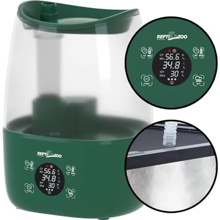 ReptiZoo Terrarium ReptiZoo 2in1 Luftbefeuchter mit Hygrostat und digitalem Timer, 4 Liter Volumen – Bild 3