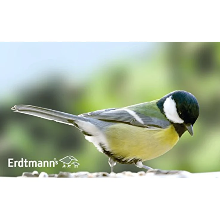 Erdtmann Meisenknödeldach, Vogelhaus mit Aufhängemöglichkeit für Netze, rot, 11 x 10 x 8 cm – Bild 2