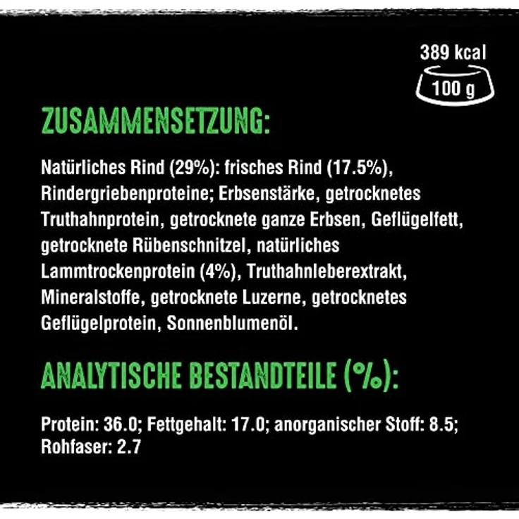 Crave Adult mit Lamm & Rind, Hunde-Trockenfutter, 2 x 11,5 kg, hoher Proteingehalt 35%, ohne Getreide – Bild 4