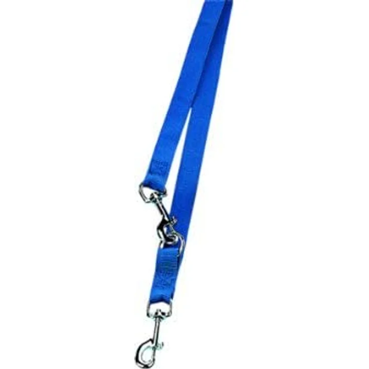 Nobby Führleine Classic, blau, Nylon, dreifach verstellbar, L: 200 cm, B: 25 mm – Bild 3