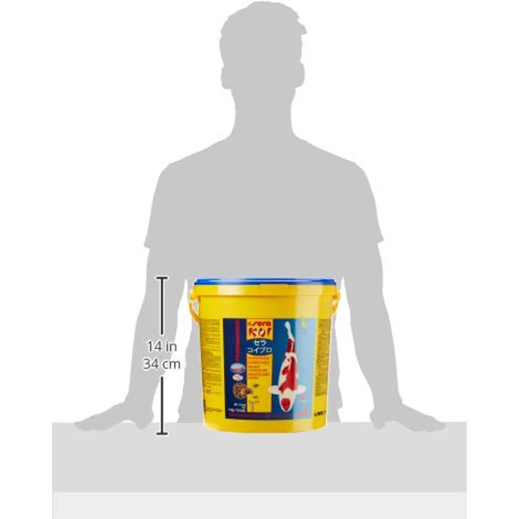 sera KOI Professional Koifutter 7 kg (21L), Sommerfutter für Koi bei Temperaturen über 17°C, geringere Wasserbelastung, weniger Algen – Bild 3