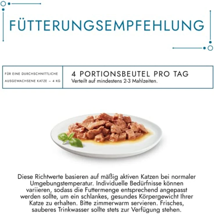 GOURMET Perle Erlesene Streifen in Sauce mit Huhn, Katzen-Nassfutter für ausgewachsene Katzen, 85g Portionsbeutel – Bild 3