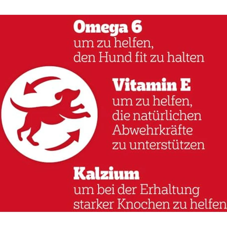 Pedigree Schmackos Multi Mix Streifen, Hundesnacks mit Rind, Geflügel & Lamm, 5 x 22 Stück, weniger als 30 kcal, mit Omega 6 und Vitamin E – Bild 3