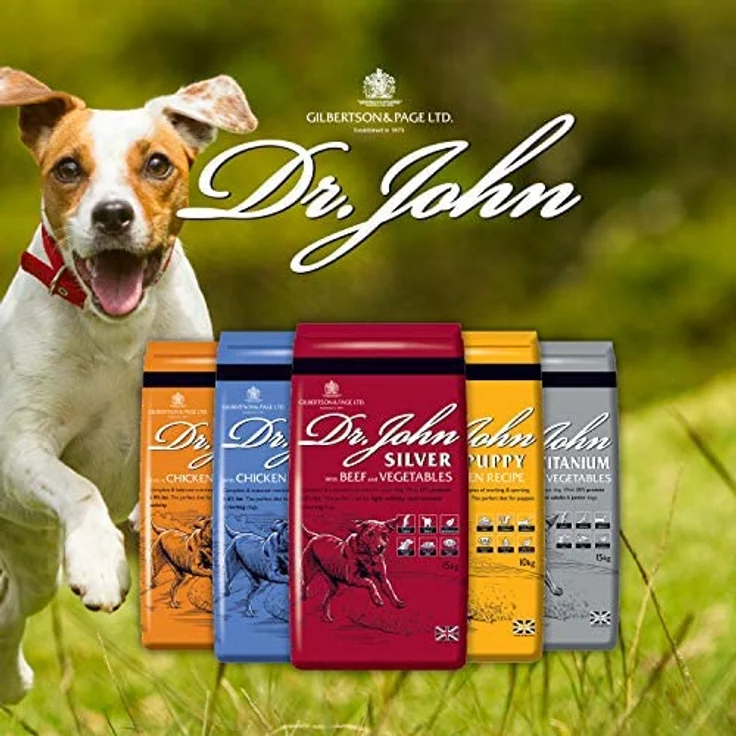 Dr John Trockenfutter für Hunde, Geflügelmischung, 15 kg, ausgewogenes Hundefutter für alle Rassen – Bild 2