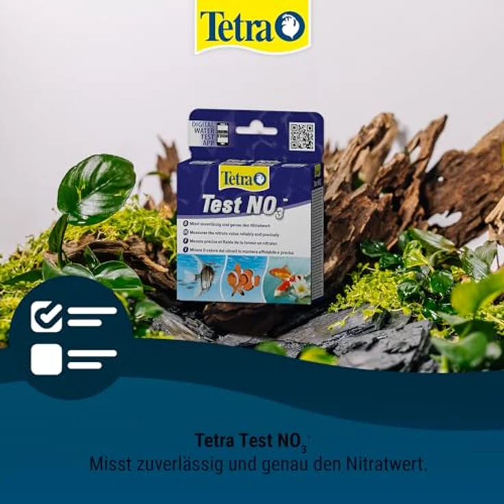 Tetra Aquarium-Wassertester Nitrat-Test, für Süß- und Meerwasseraquarien, hohe Reichweite, gute Langzeitstabilität – Bild 2