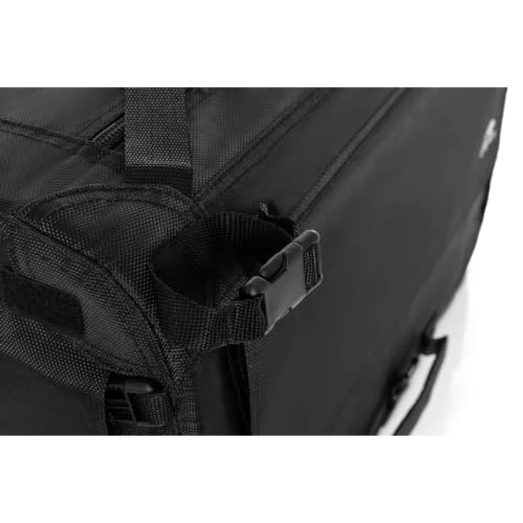 MAELSON Soft Kennel Evo, faltbare Hundebox aus 1680D Nylon mit Netzfenster, schwarz, Größe M (82x59x59) – Bild 4
