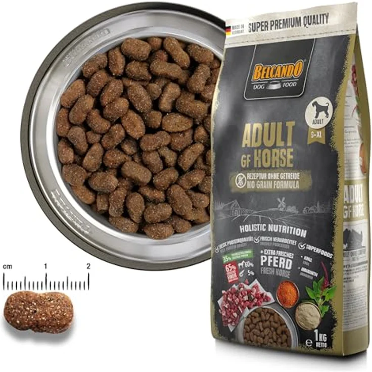 Belcando Adult GF Horse, Trockenfutter für Hunde mit Pferdefleisch, 12,5 kg – Bild 3