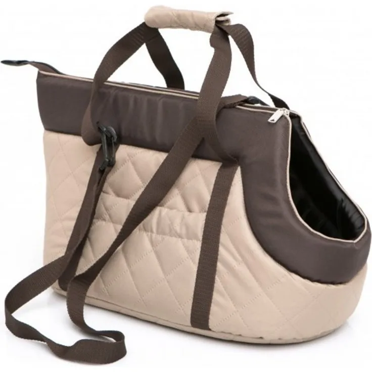 Hobbydog Hunde-Transportbox, strapazierfähige Tragetasche aus Oxfordstoff, Größe R1 (42x20x22 cm) mit Karabiner und Griffen