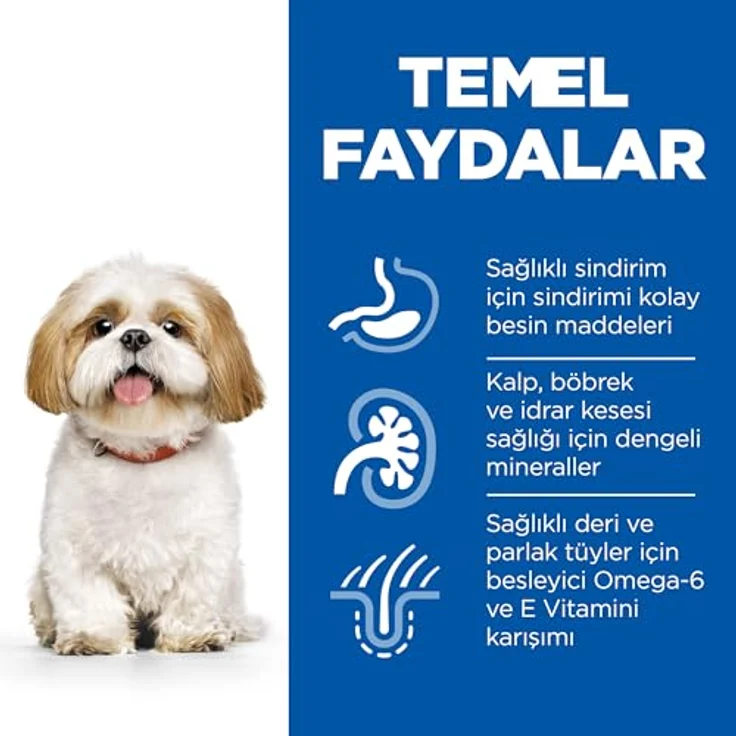 Hill's Science Plan Small & Miniature Senior 7+, Hundefutter für Senioren kleiner Rassen mit Huhn, 1,5 kg – Bild 3