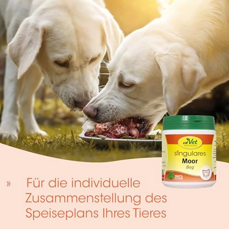 cdVet Moor, 1,8 kg Pulver zur Unterstützung der Magen-Darm-Tätigkeit bei Hunden, Katzen und Pferden – Bild 8