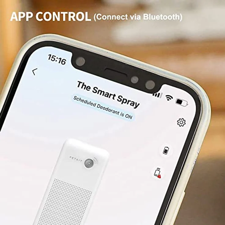 PETKIT PURA AIR Smart Spray Weiss, Automatischer Lufterfrischer und Luftreiniger für Zuhause, App-gesteuert, geruchsentfernend, intelligente Sprühfunktion, Luftqualitätsüberwachung – Bild 5