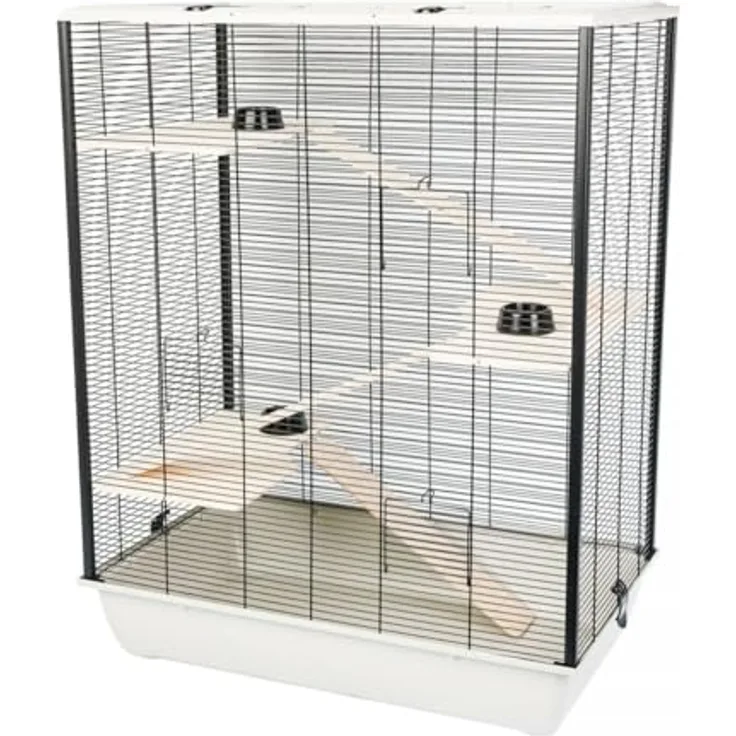 INTER-ZOO G306ACTB Vogelkäfig, mehrfarbig, 85 x 20,5 x 79 cm, Holz und Metall