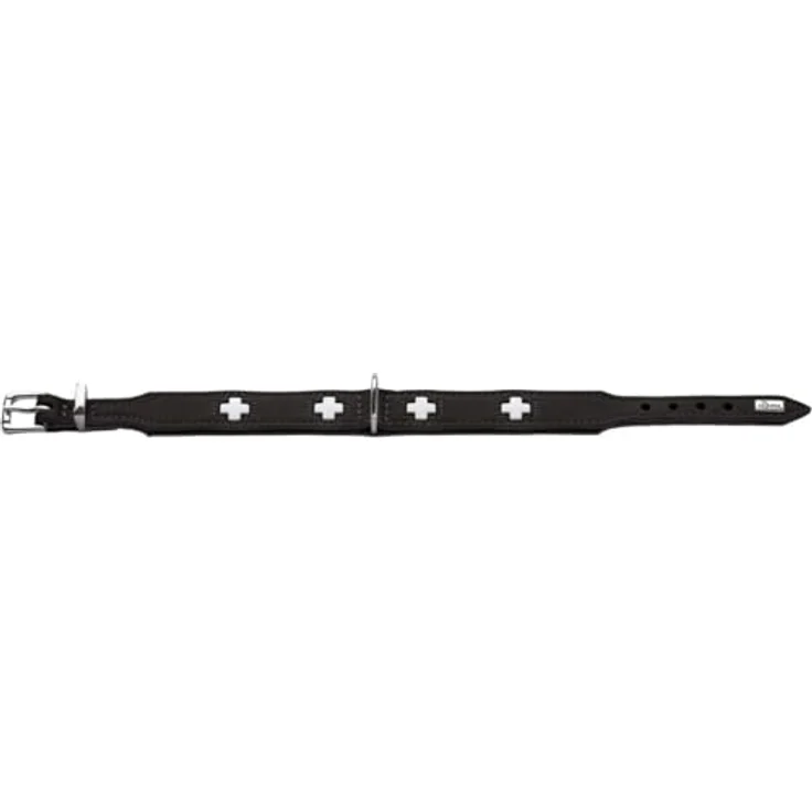 Hunter Hunde-Halsband Swiss schwarz L-XL – Bild 3