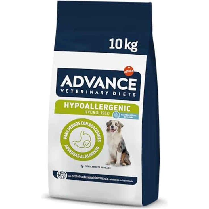 affinity ADVANCE VETERINARY DIETS Hypo Allergenic Trockenfutter für Hunde, 1 x 10 kg, mit hydrolysiertem Sojaprotein und hoher Verdaulichkeit