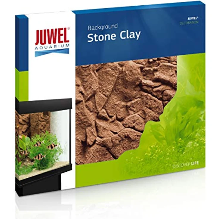 JUWEL Aquarium Background Stone Clay, Naturgetreue Strukturrückwand, modular erweiterbar, meerwassergeeignet – Bild 1